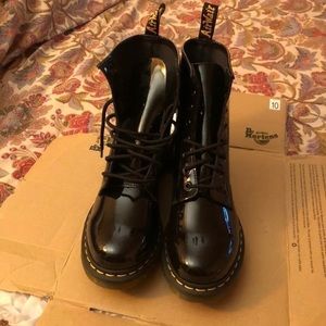 Size 10 Patent Dr. Martens!